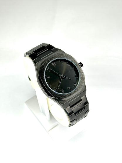 AURA Signature Black Metallic Watch