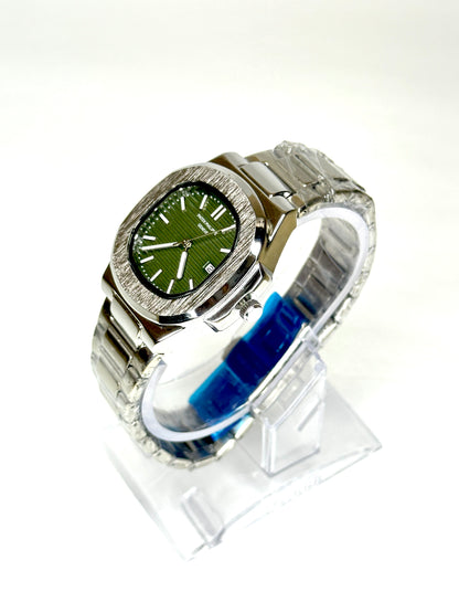 Patek Philippe Nautilus 5711/1A Stainless Steel Watch with Olive Green Dial